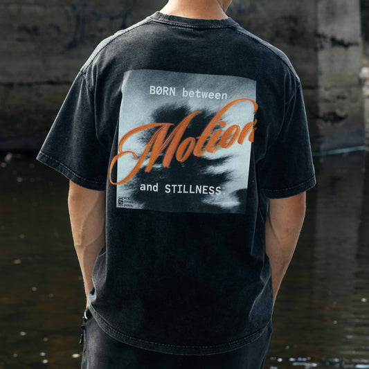 Motion and Stillness - T-shirt (Black)