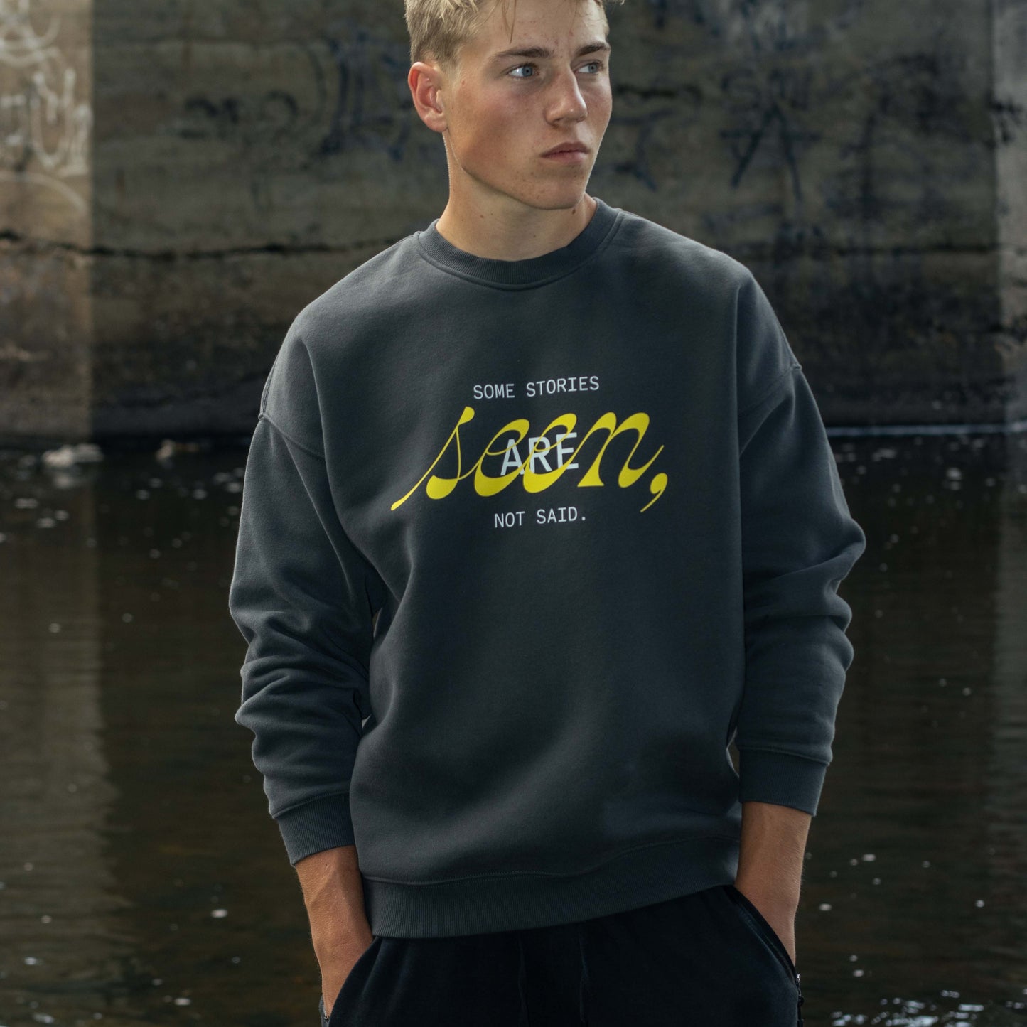 Some Stories - Crewneck (Dark Gray)